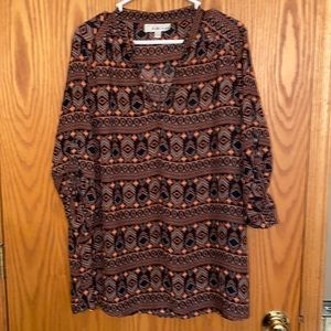 5/$25 Derek plus Blouse - Size 2X